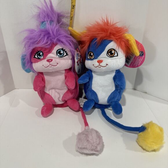 2015 Popples Sunny & Izzy Stuffed Plush Spin Master NWT - Picture 1 of 9